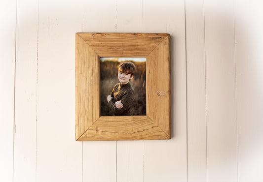 8x10 Rectangular Frame - Blonde (Portrait)